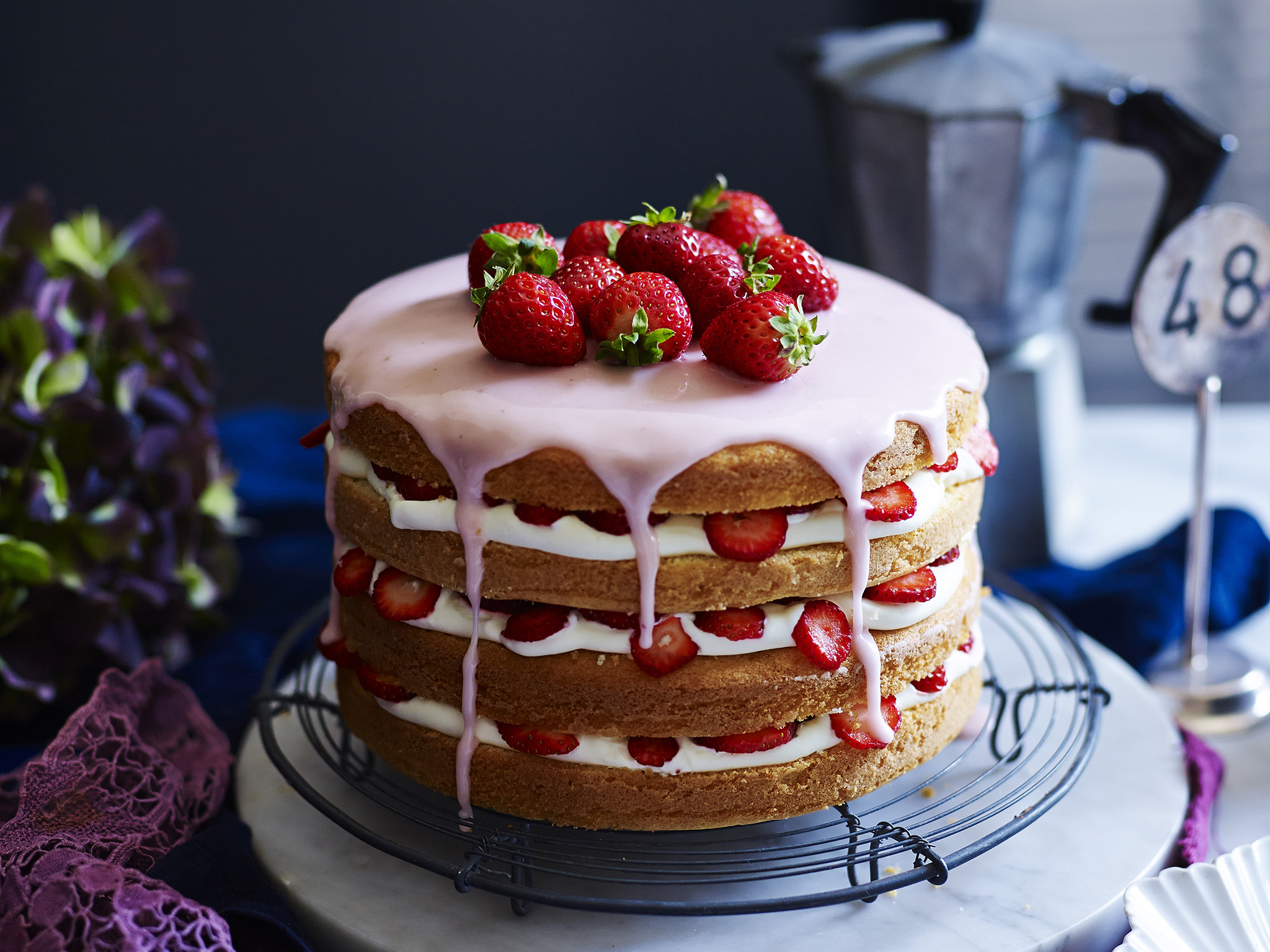 Strawberry cake